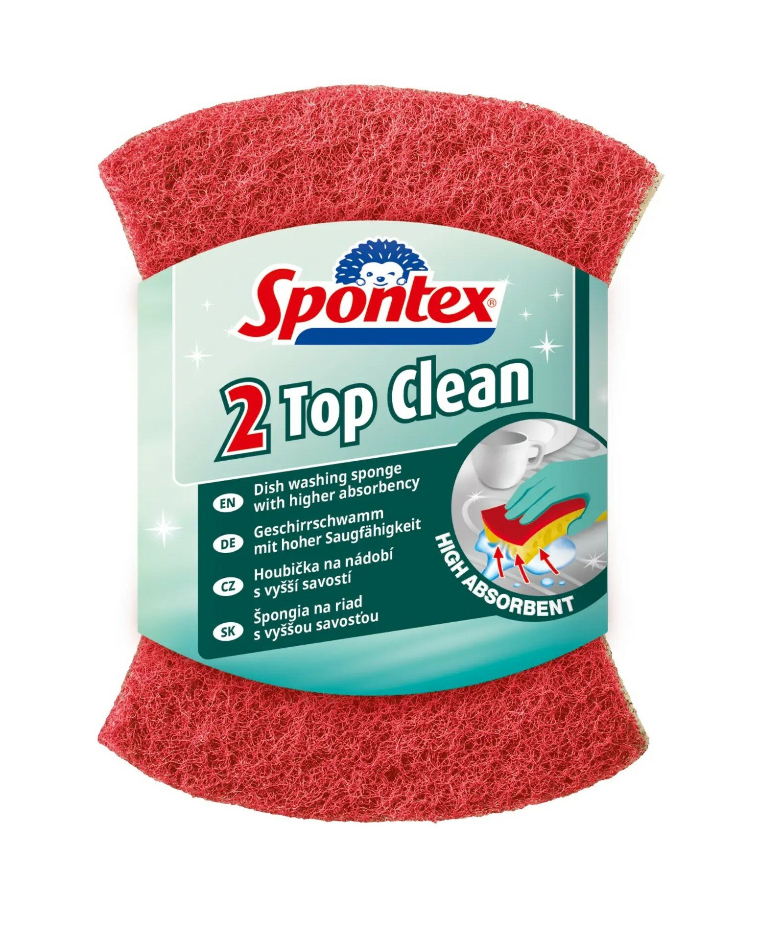 Губка Spontex Top Clean 2 шт (Сделано в Сербии)