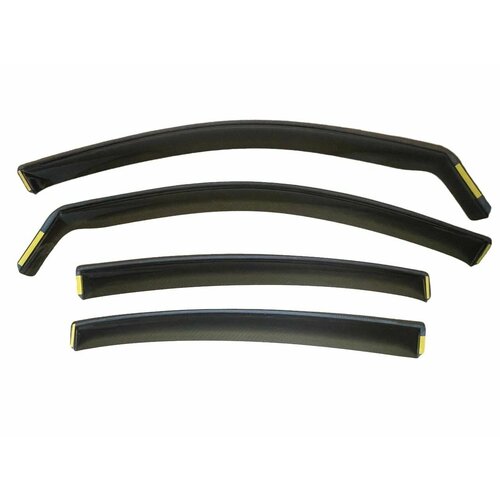 Дефлекторы окон ветровики на Kia Rio IV 2017- Sedan вставные 4995₽