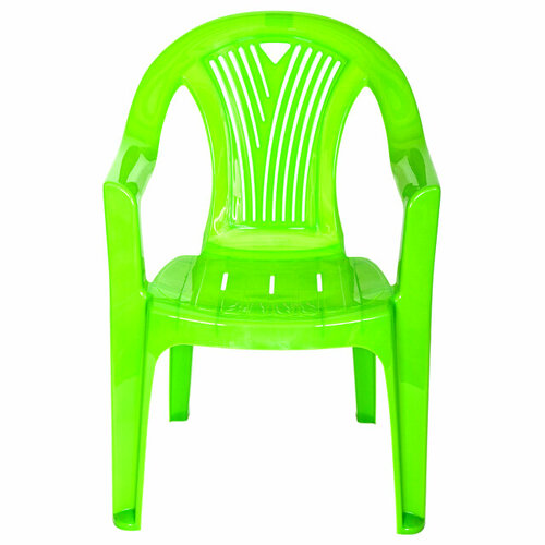 Кресло салют 66х60х84см салатовое пластик в асс-те 2237₽