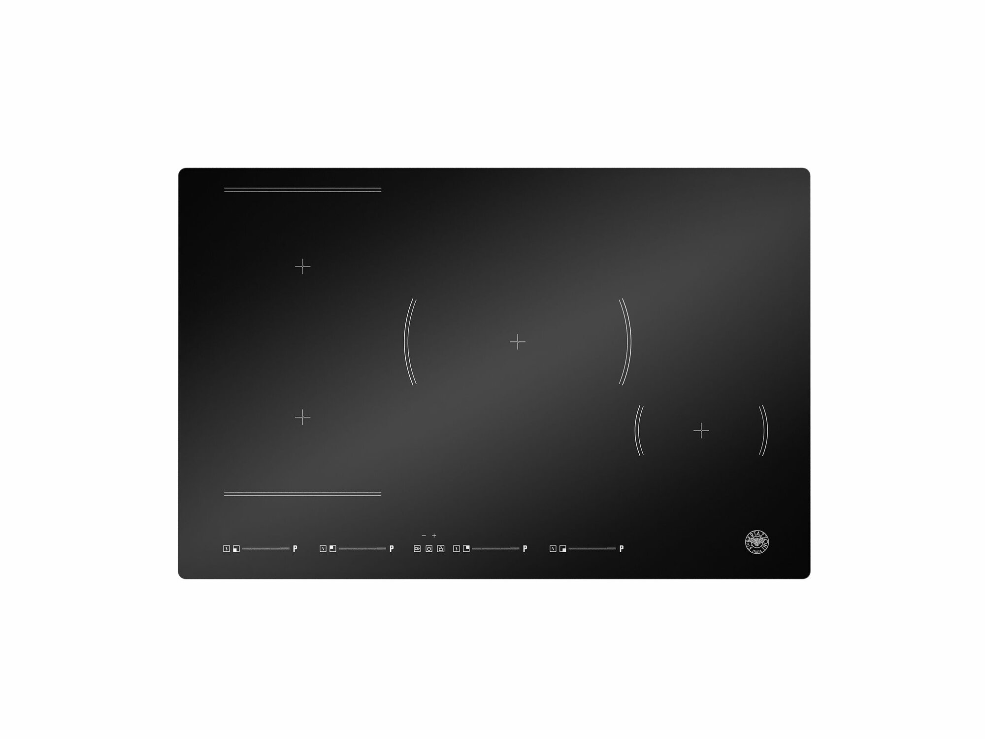 фото Индукционная варочная панель Bertazzoni P784I1M30NV шириной 78 см, 4 зоны, 1 мультизона