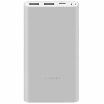 Powerbank Xiaomi 3 10000 мАч 2USB+Type-C 22.5W Fast Charge PB100DZM серебристый