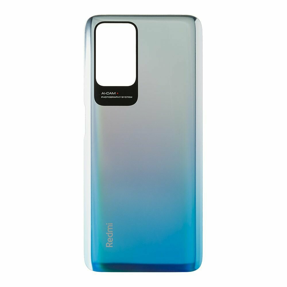 Задняя крышка для Xiaomi Redmi 10 (21061119DG)/Redmi 10 2022 (22011119UY) (голубой)