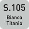 S.105 bianco titanio