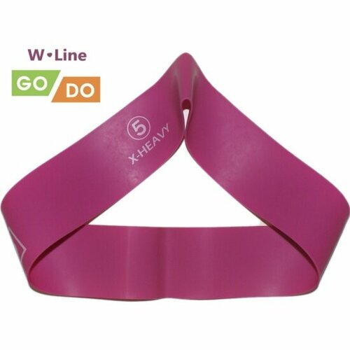 GO DO Эспандер-петля W-Line W-650-11 фуксия в сложенном виде 305 х 5 х 11 мм 365₽