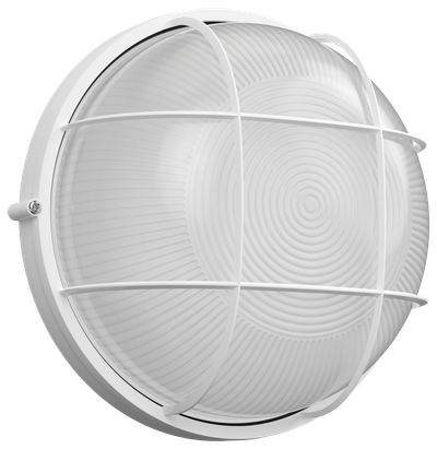 Светильник НПП1102 белый/круг с реш. 100Вт IP54 IEK