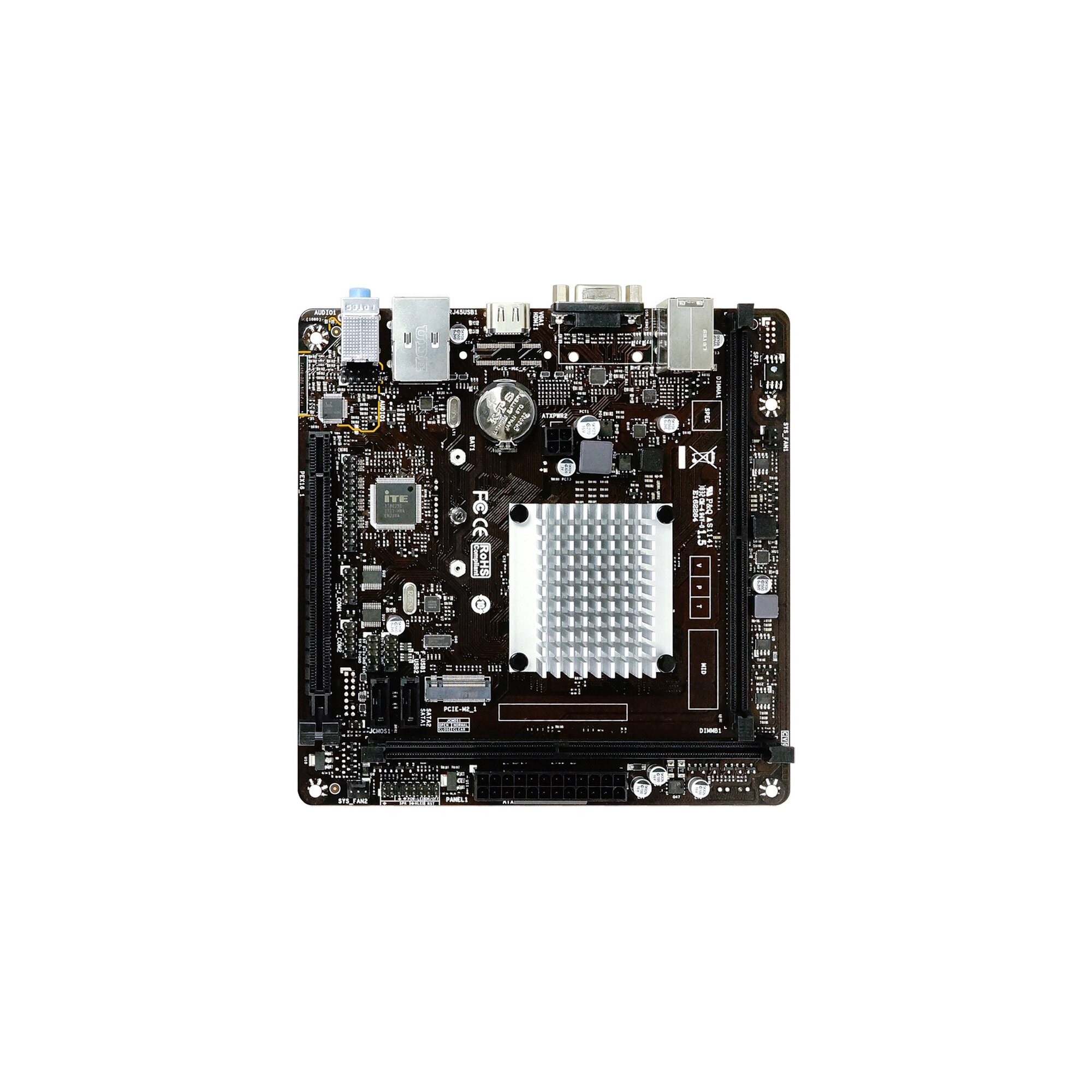 Материнская плата Biostar J4125NHU, mini-ITX