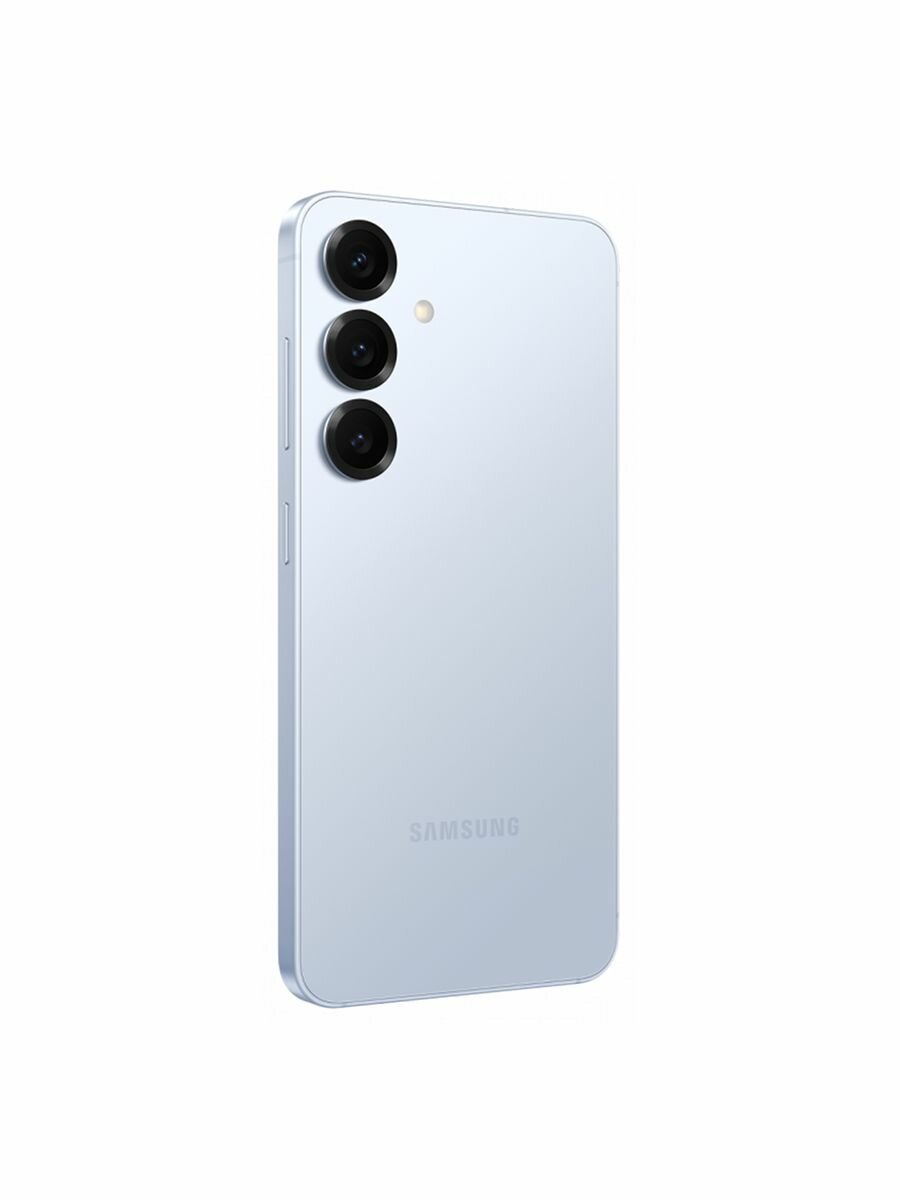 Смартфон Samsung Galaxy S25 12/256 ГБ, Dual: nano SIM + eSIM, Ice Blue, голубой — фото 1