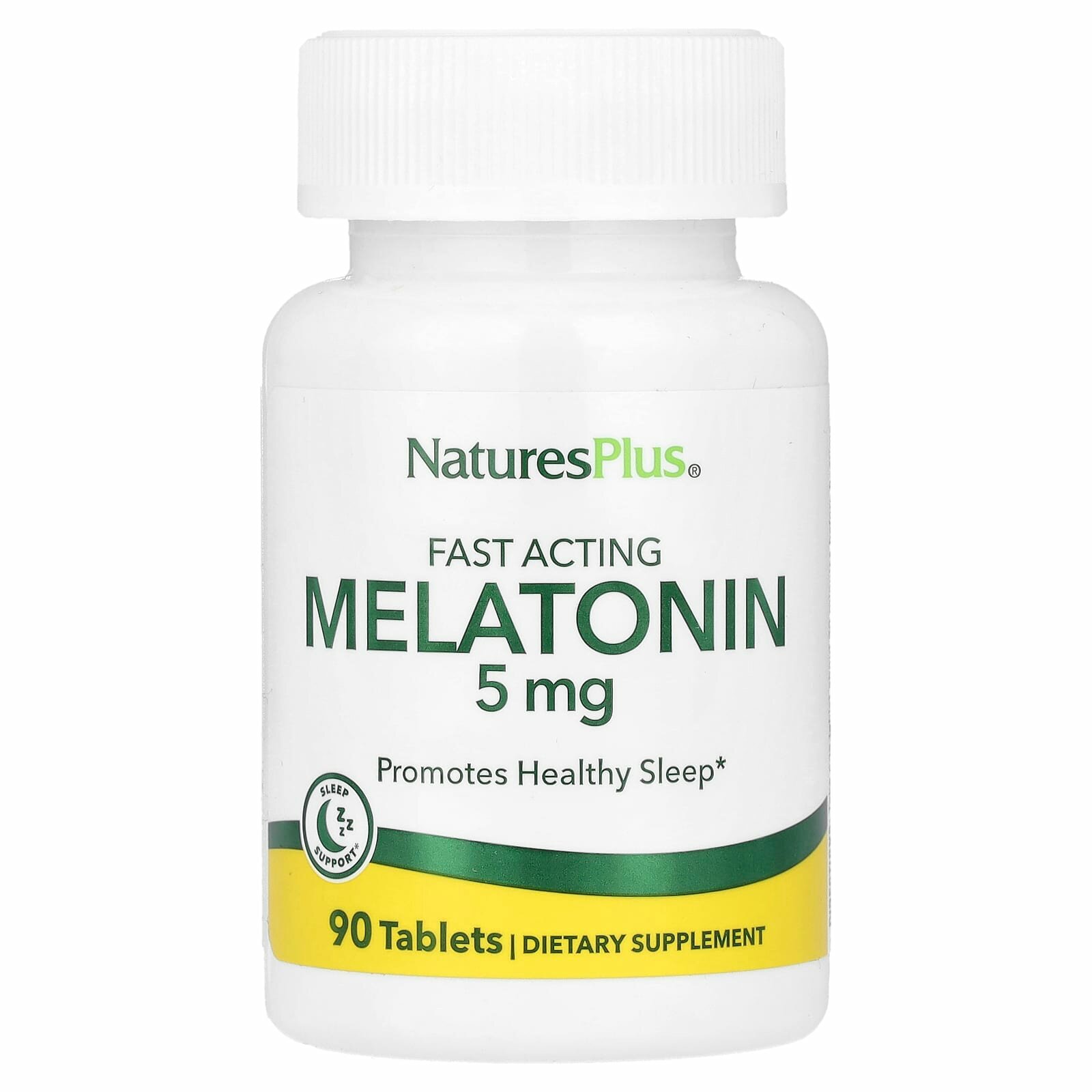 Мелатонин NaturesPlus Melatonin, 5 мг, 90 таблеток для улучшения сна