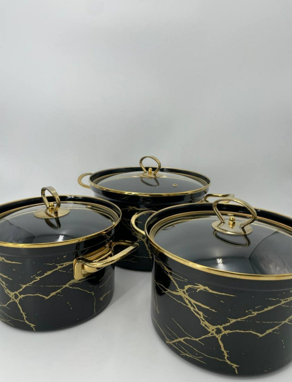 Набор кастрюль, эмалированная сталь, в подарочной упаковке . — фото 1