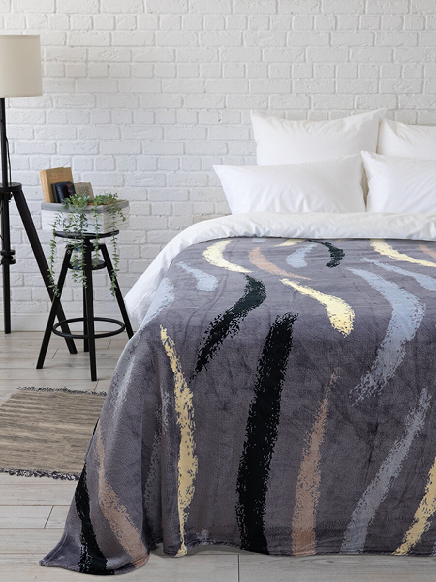 Плед велсофт Bravo 200х220 см, Паплезия