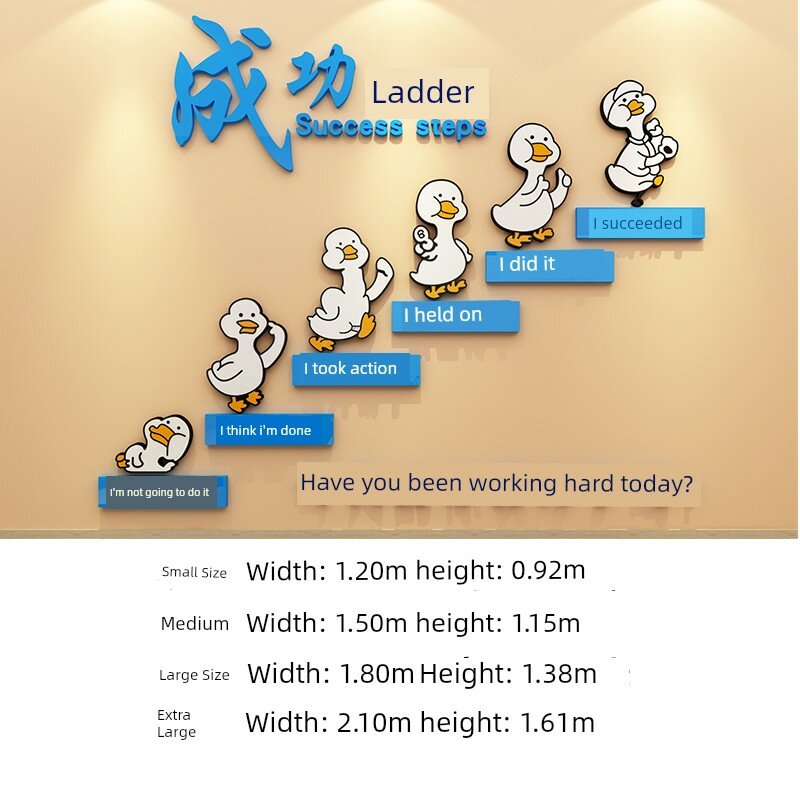 Наклейки для украшения классных комнат на новый семестр в средней и старшей школах для мотивации учеников и