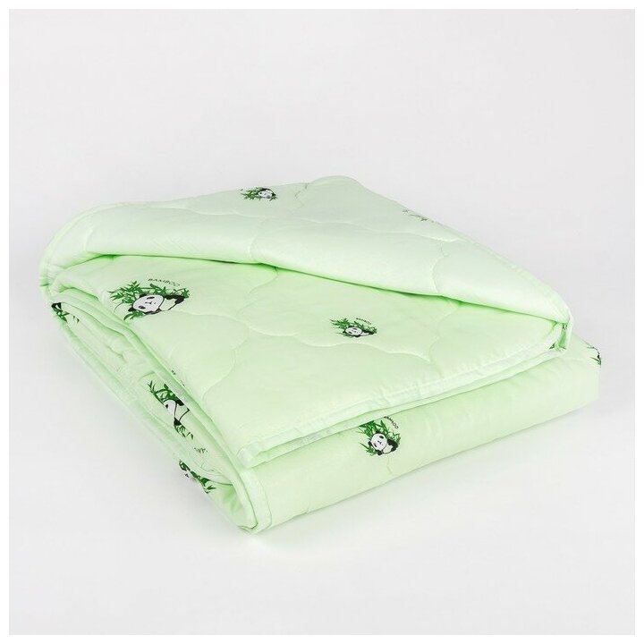 Одеяло Адамас облегченное "Бамбук", 140*205+,-5 см, чехол полиэстер - фотография № 1