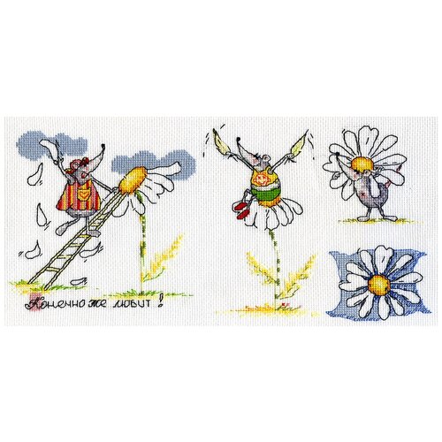 фото Набор для вышивания panna vk-0602 ( вк-0602 ) гадание на ромашке 4 шт.