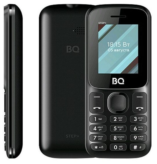 Сотовый телефон BQ M-1848 Step+ 1.77" 2 sim microSD 600 мАч без СЗУ чёрный