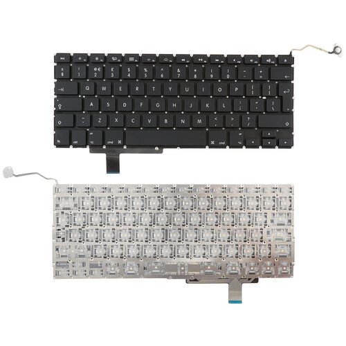 Клавиатура для ноутбука Apple MacBook Pro 17 A1297 Early 2009 - Late 2011 Г-образный Enter английская 100000₽
