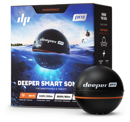 Беспроводной Эхолот Deeper Smart Sonar PRO+ (DP1H10S10)