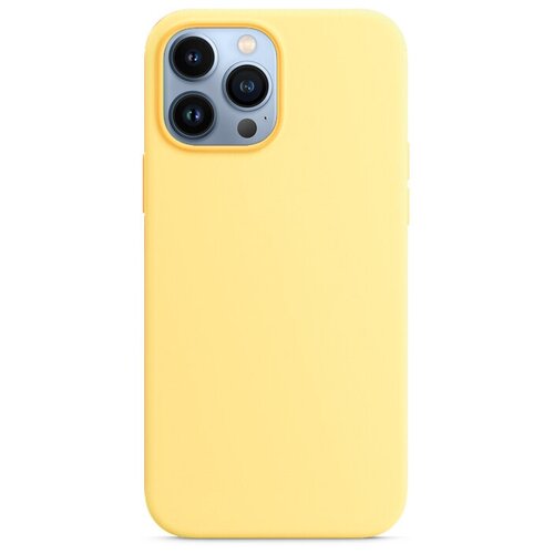 фото Чехол для iphone 13 pro max viva silicone case yellow vivacase