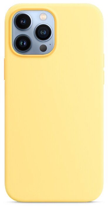Чехол для iPhone 13 Pro Max Viva Silicone Case желтый