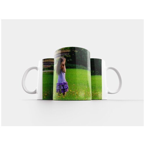 фото Кружка "летом, трава, природа" 320 мл lotsprints