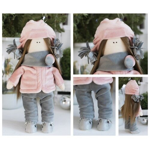 фото Интерьерная кукла «лара», набор для шитья, 22.4 × 5.2 × 15.6 см арт узор