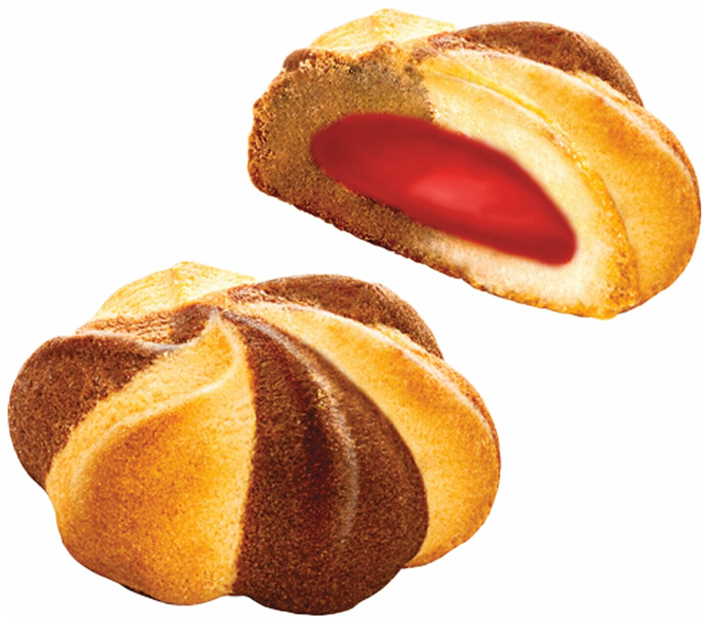 Печенье белогорье "Шапито", сдобное с клубничной начинкой, 2,3 кг, весовое, гофрокороб, ш/к 16491