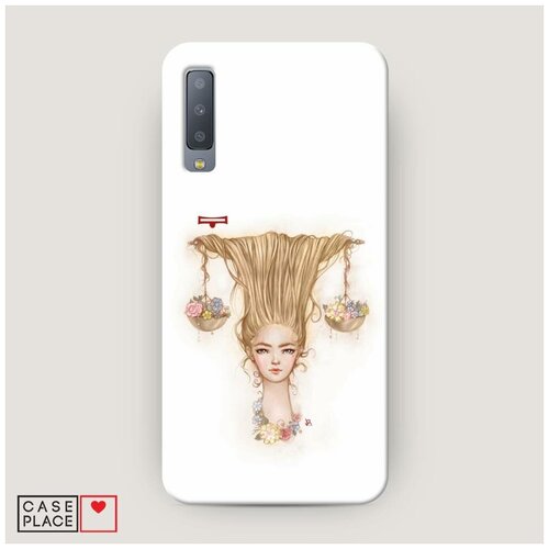 фото Чехол пластиковый samsung galaxy a7 2018 весы прическа case place