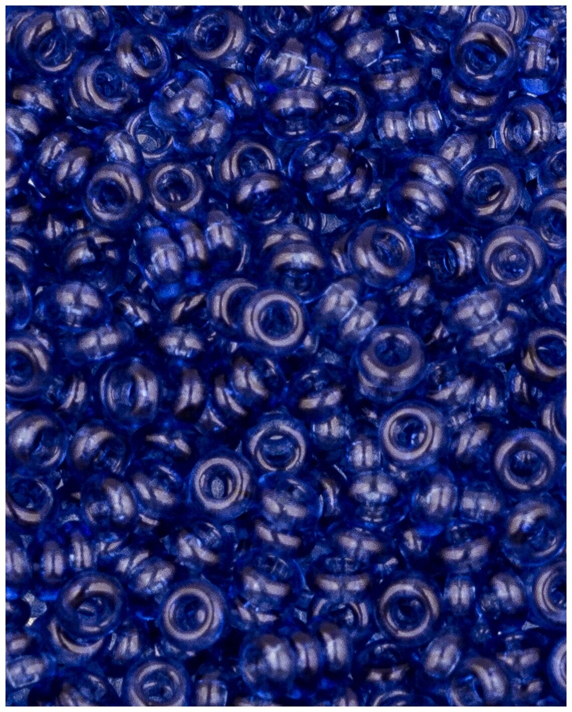 Японский бисер Toho Demi Round, размер 11/0, цвет: HYBRID Прозрачный лазурный синий (YPS0054), 5 грамм