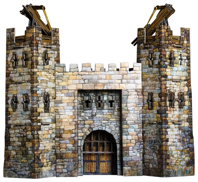 Сборная модель Умная Бумага Средневековый город: Главные ворота (322)