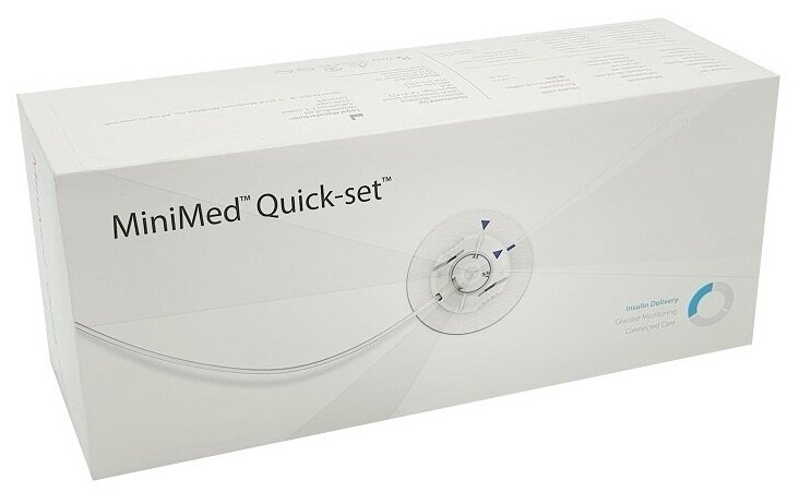 Инфузионная система Медтроник типа Квик Сет (Quick-Set) - MMT-397 (9мм/60см) - 1 упаковка из 10 шт