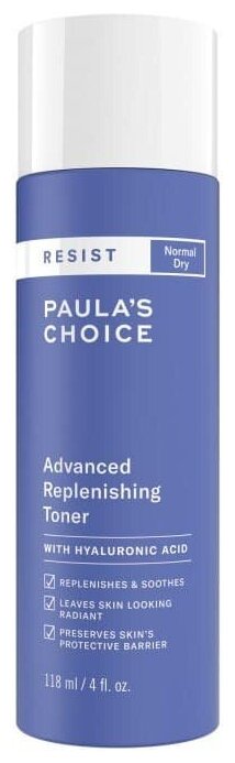 Антивозрастной увлажняющий тоник с гиалуроновой кислотой Paulas Choice RESIST Advanced Replenishing Toner, 118 мл