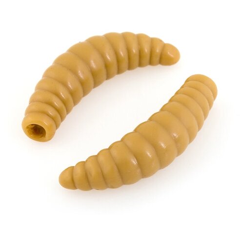 Силиконовая приманка на форель Akara Trout Time Maggot 1,3 Сыр 33мм. (12 шт.) 445