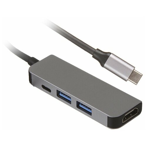 Хаб USB Palmexx 4в1 USB-C - HDMI+2xUSB 3.0+USB-C PX/HUB-006 хаб usb palmexx usb c 4xusb3 0 px hub 075