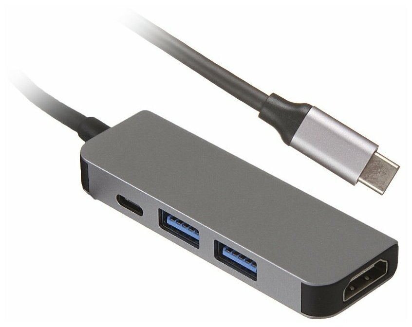 Хаб USB Palmexx 4в1 USB-C - HDMI+2xUSB 3.0+USB-C PX/HUB-006