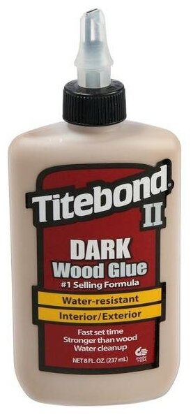 Клей для темных пород дерева Titebond Dark Wood Glue, 237 мл - фотография № 2