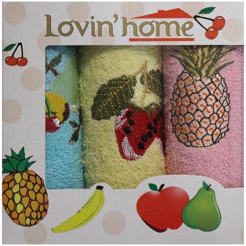 LOVIN HOME Кухонное полотенце Fruits (30х50 см - 6 шт)