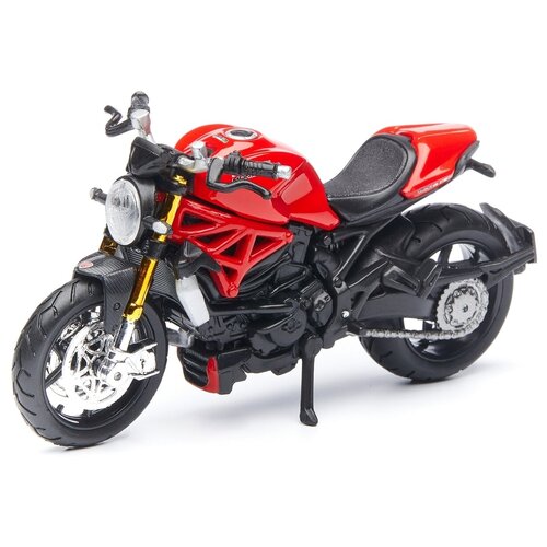 Maisto Мотоцикл Ducati Monster 1200, 2014 1:18, красный мотоцикл maisto ducati panigale v4 s corse 1 18 39300