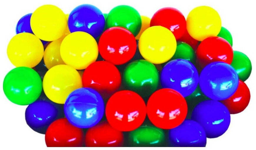 Набор шариков 5 см (100 штук) - фотография № 1