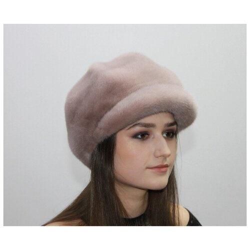 фото Кепка кепка звезда норковая, размер 56 - 57, бежевый мария