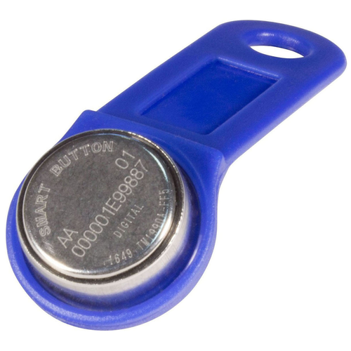 Электронный ключ Touch Memory (iButton) DS 1990 синий (уп.100шт)