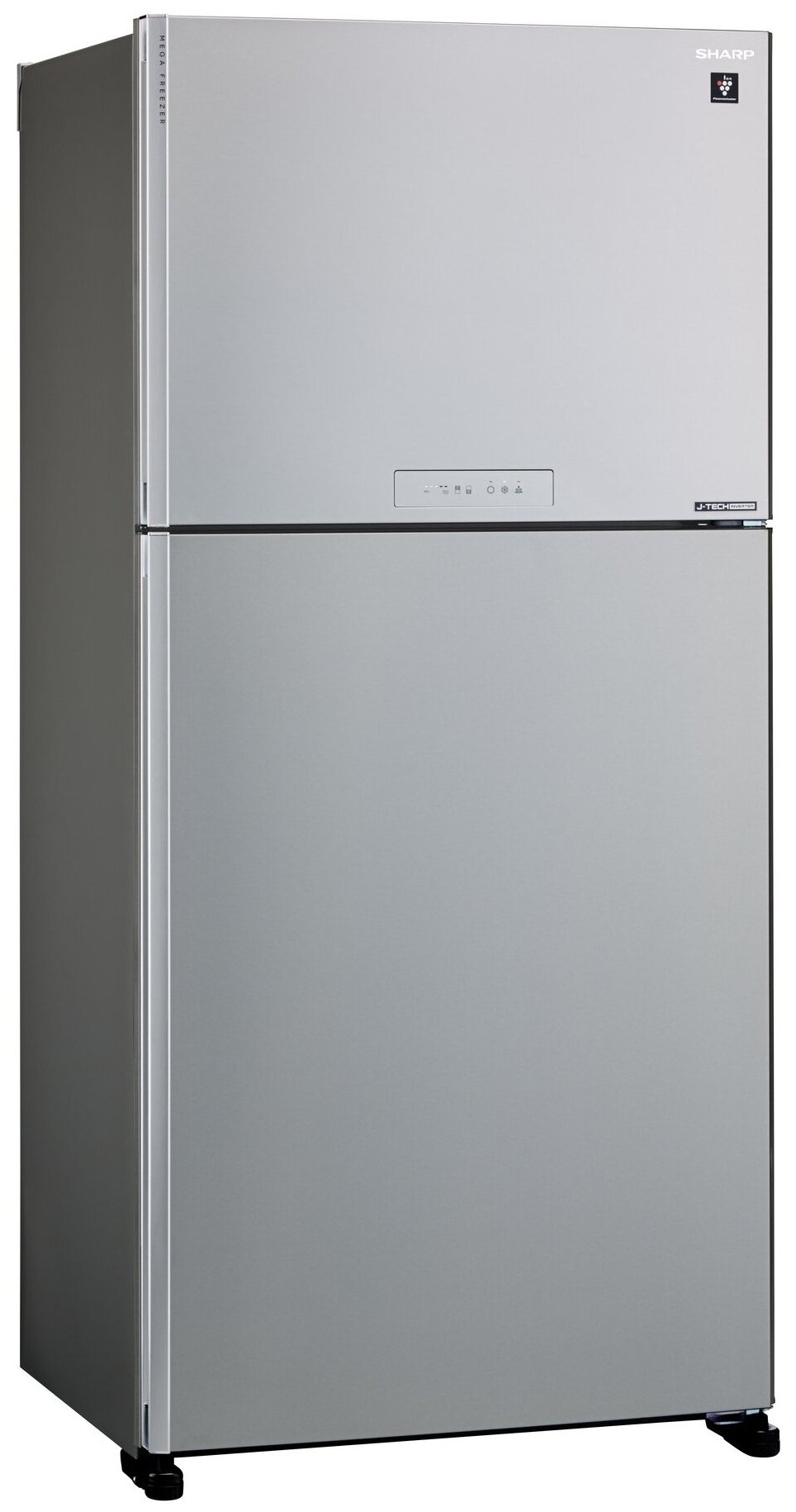 SHARP Холодильник Sharp/ Холодильник. 187x86.5x74 см. 422 + 178 л, No Frost. A++ Серебристый.