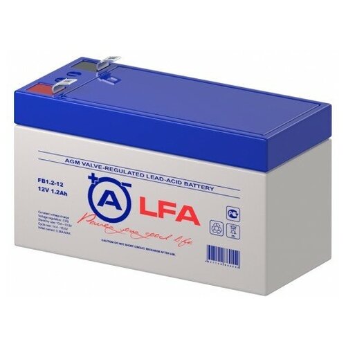 Аккумуляторная батарея ALFA FB1.2-12 аккумуляторная батарея alfa battery fb 12 12 12 в 12 ач