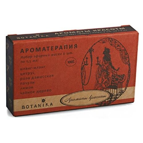 фото Набор аромамасел "подарочный" ароматы красоты, "botavikos", 6 шт x 1,5 мл