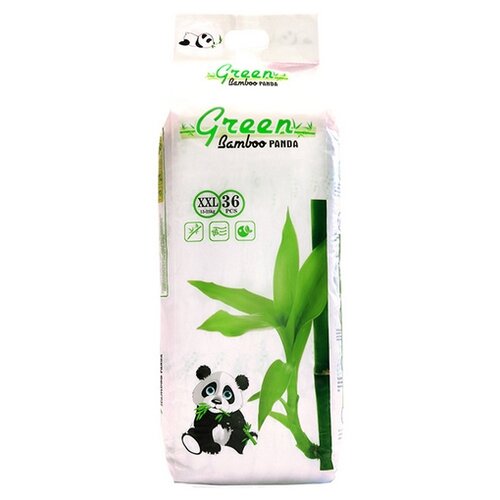 Green Bamboo Panda Подгузники-трусики XXL (15-25 кг) 36 шт.