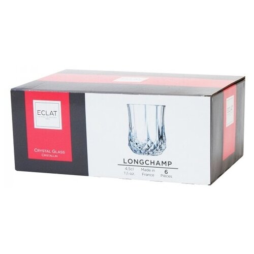 Набор стопок 45мл 6шт Eclat Cristal d'Arques Longchamp L9756
