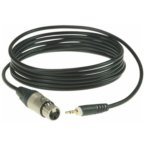 Кабель аудио 1xMini Jack - 1xXLR KLOTZ AU-MF0300 klotz lagpp0600 готовый инструментальный кабель серия la grange gy107 длина 6м моно jack neutrik моно jack neutrik контакт