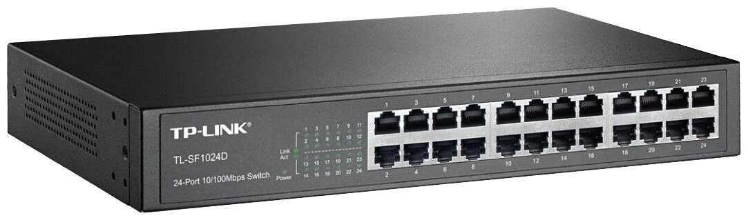 Коммутатор TP-Link SMB TL-SF1024D Коммутатор 24-port 10/100M Switch