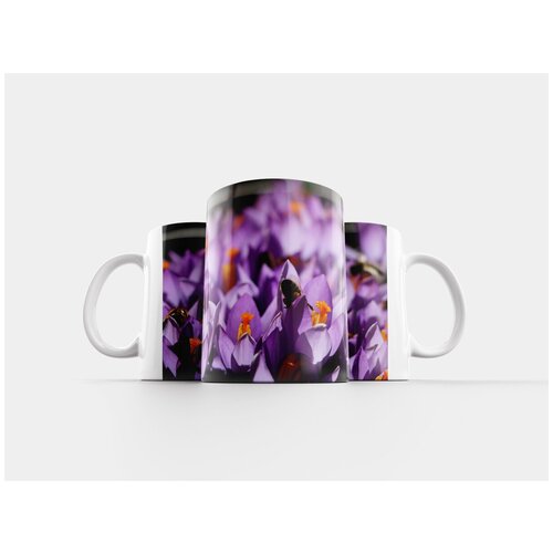 фото Кружка "крокус, цветок, сад" 320 мл lotsprints