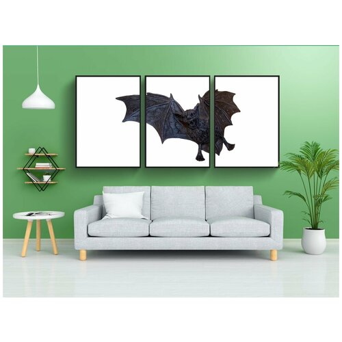 фото Набор модулных постеров для интерьера "летучая мышь, вампир, украшение" 60x90 см. в тубусе, без рамки lotsprints