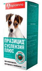 Apicenna Празицид-суспензия Плюс для щенков мелких пород,6 мл