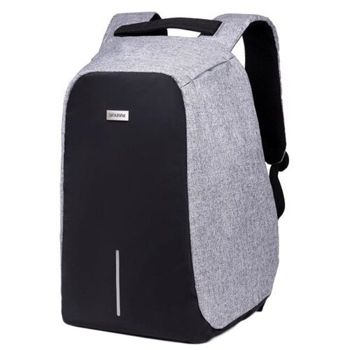 Рюкзак для ноутбука 15,6 дюйма SEASONS антивандальный MSP3010, серый